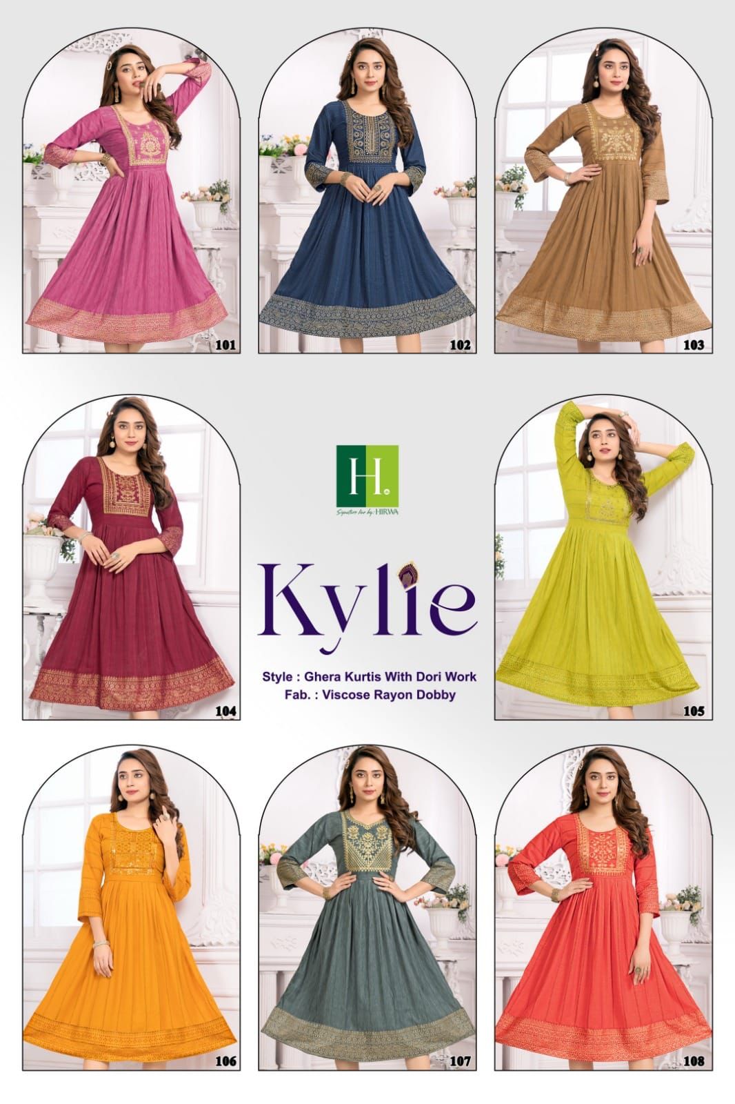 Kylie By Hirwa Plus Size Kurti Catalog